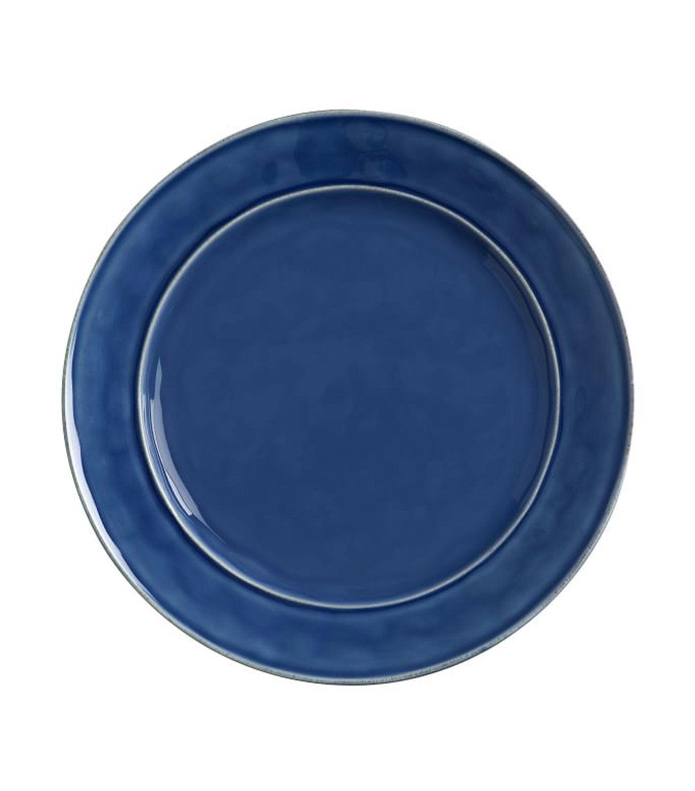 Pottery Barn Cambria Handcrafted Stoneware Large Dinner Plate - Ocean Blue