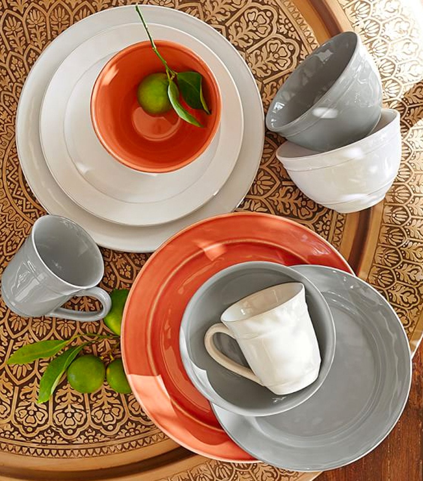Cambria Handcrafted Stoneware Cereal Bowl - Gray