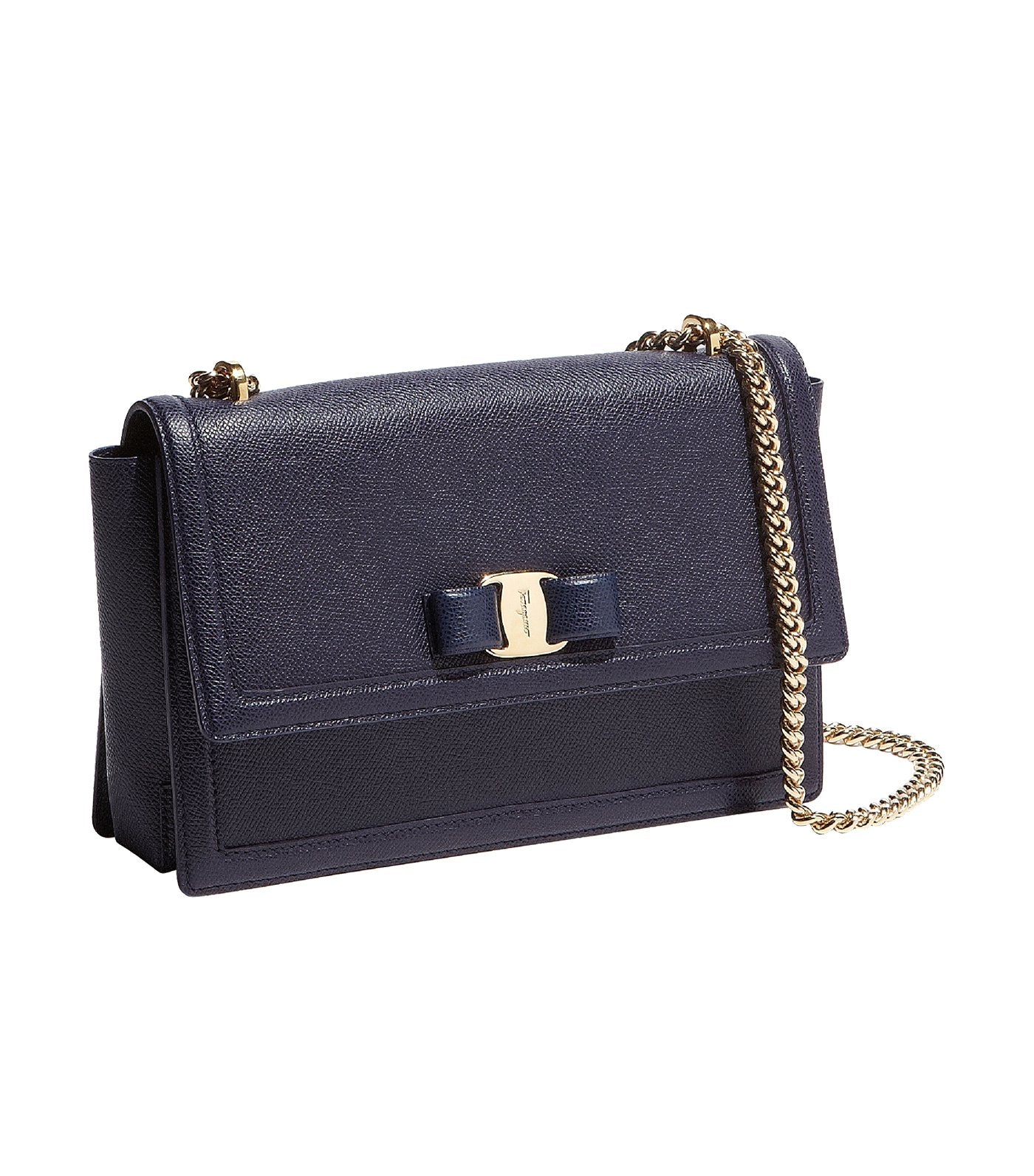 Vara Bow Bag with Front Flap Blueberry
