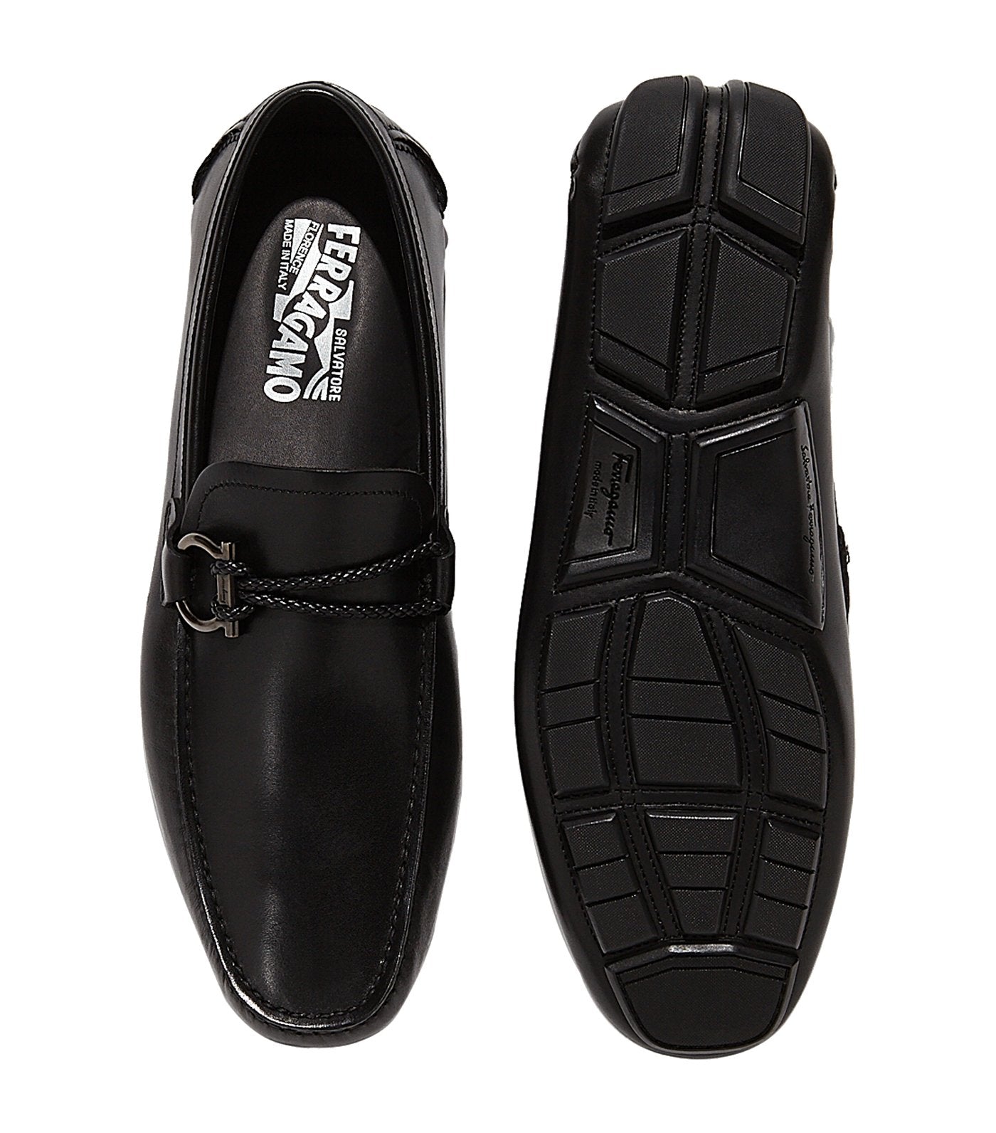 Gancini Driver Moccasins Black