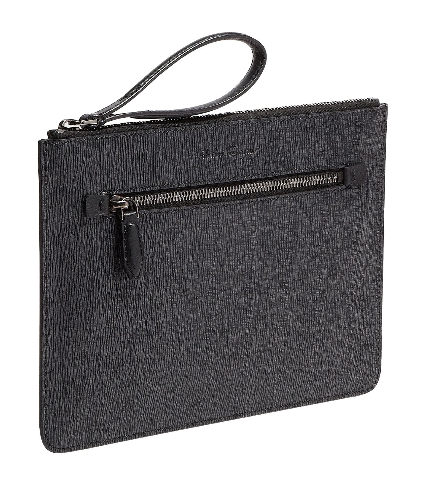 Travel Document Holder Gray and Black