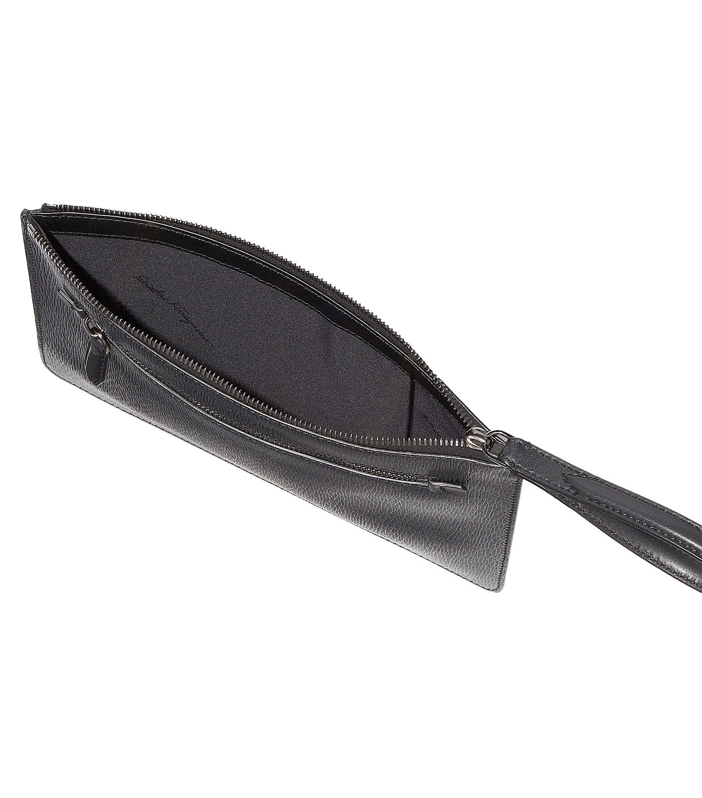 Travel Document Holder Gray and Black