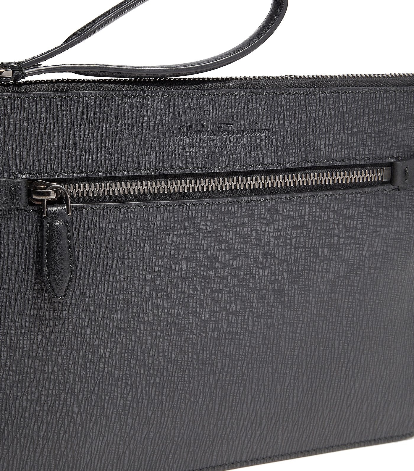 Travel Document Holder Gray and Black