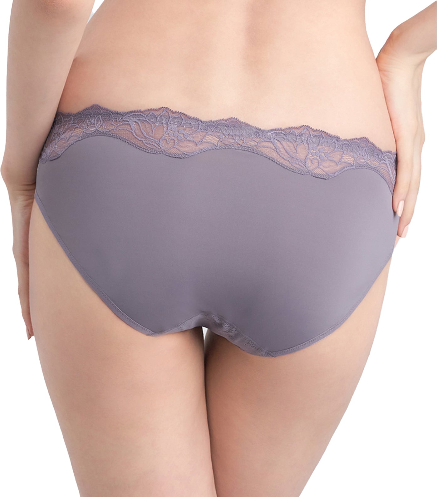 Fit Smart Mini Panty Gray Violet