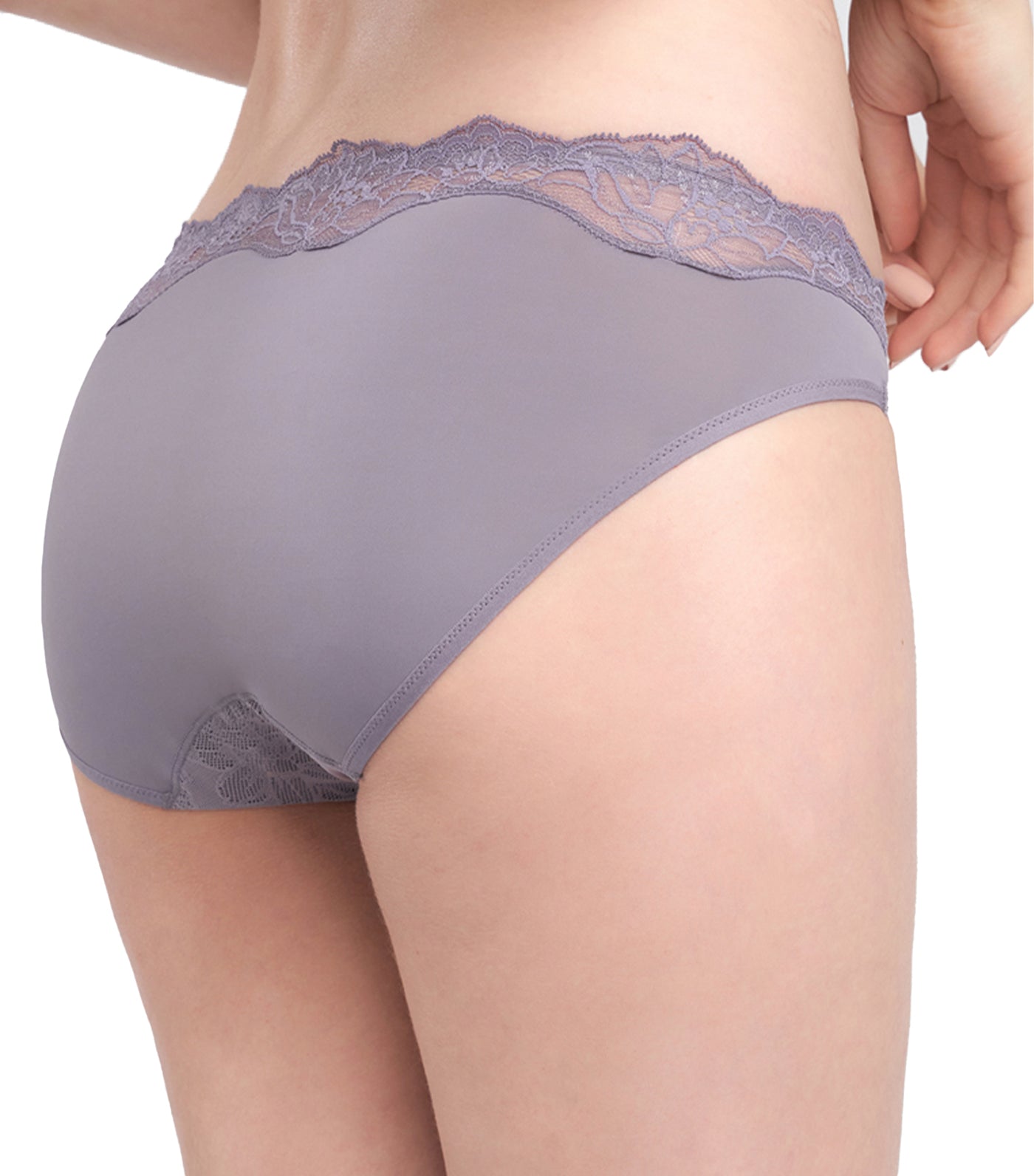 Fit Smart Mini Panty Gray Violet