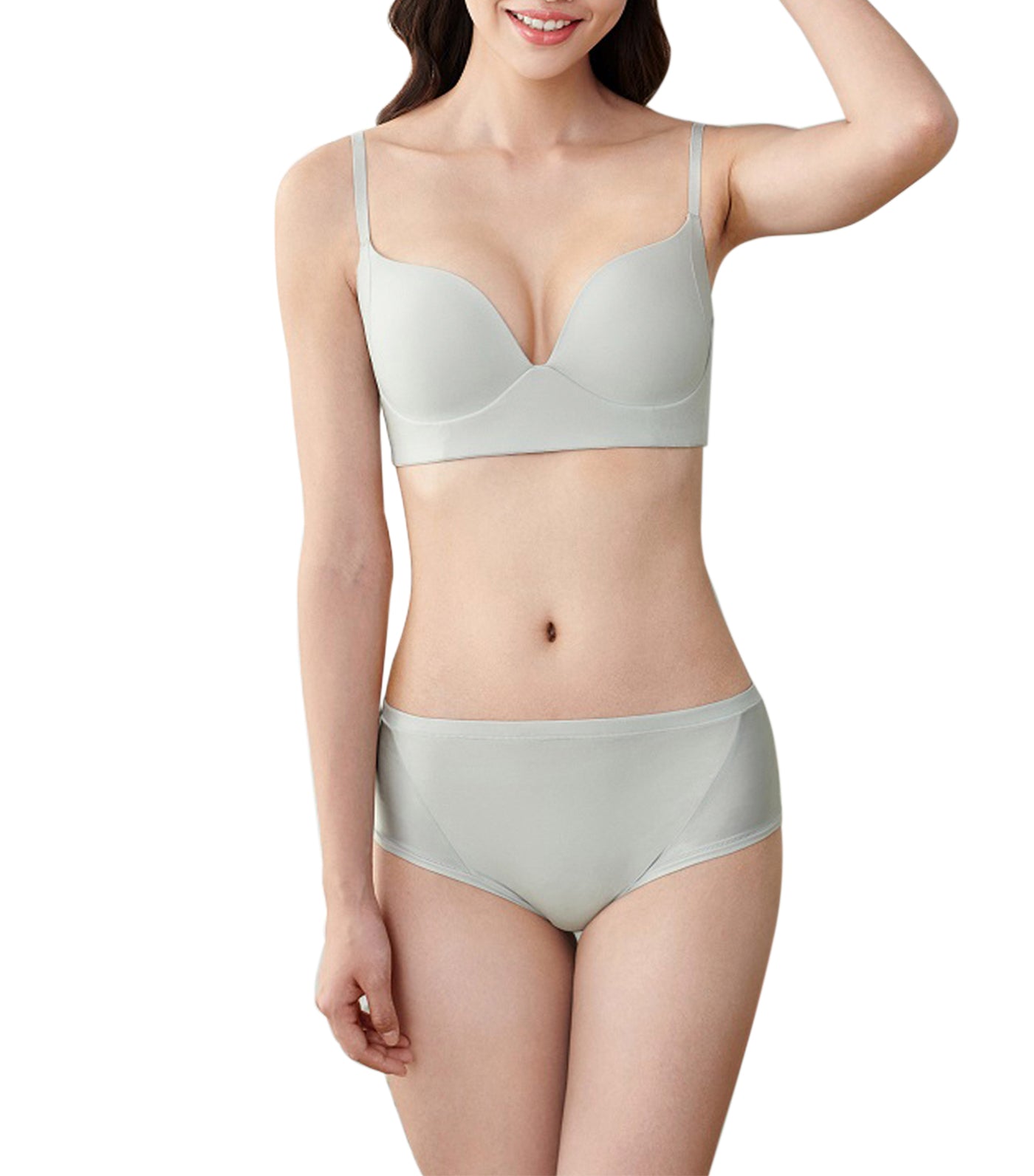 Soft Touch No-Wire Push-Up Light Gray