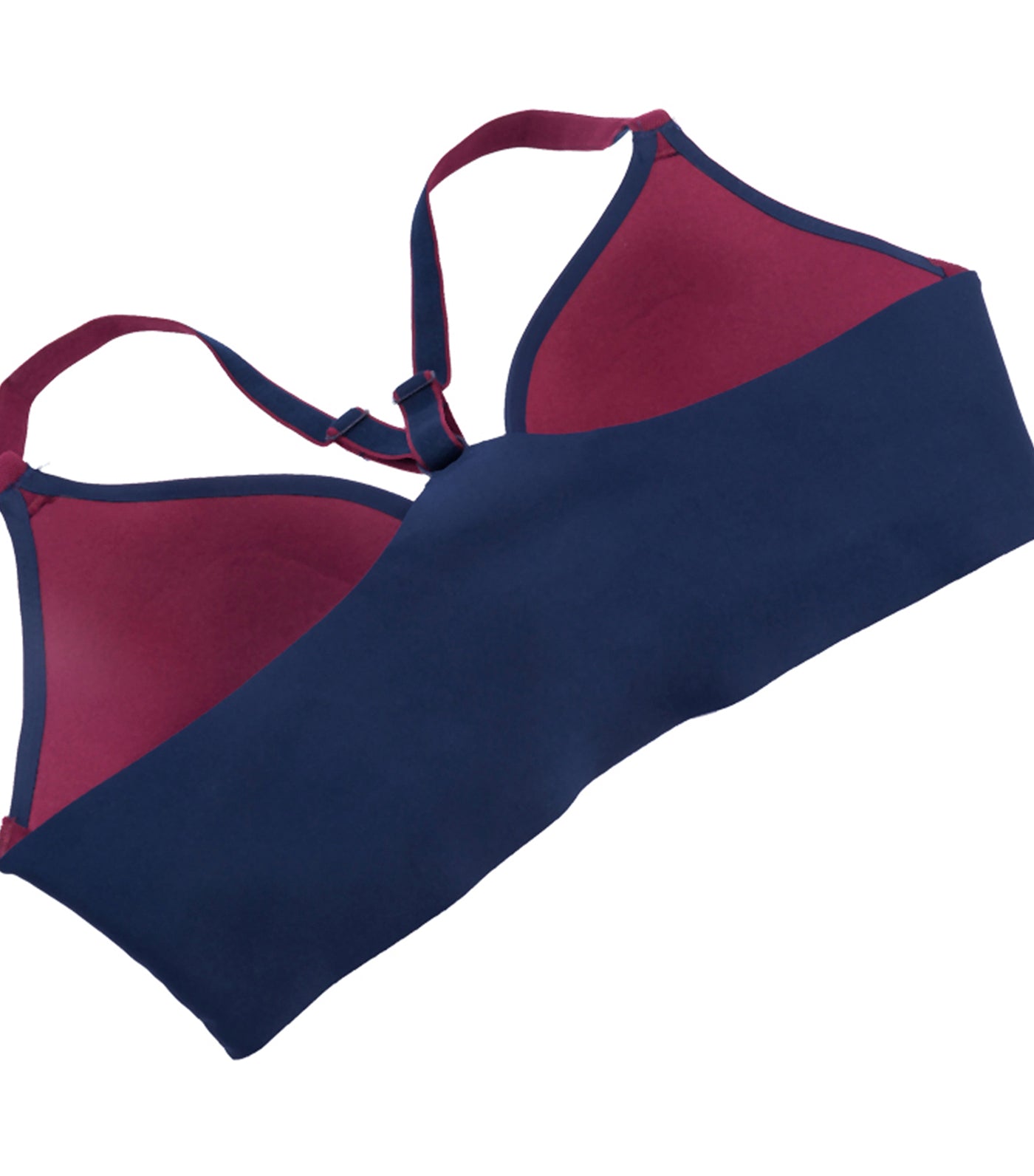 Wow Touch Non-Wired Pull-On Bra Navy / Red