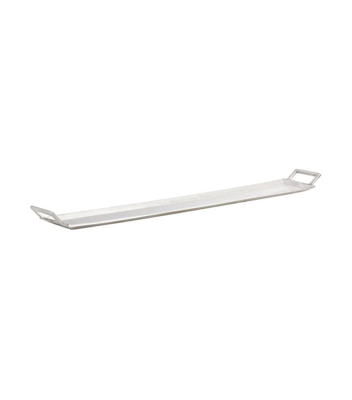 Pottery Barn Rectangular Cast Tray Large - Aluminum
