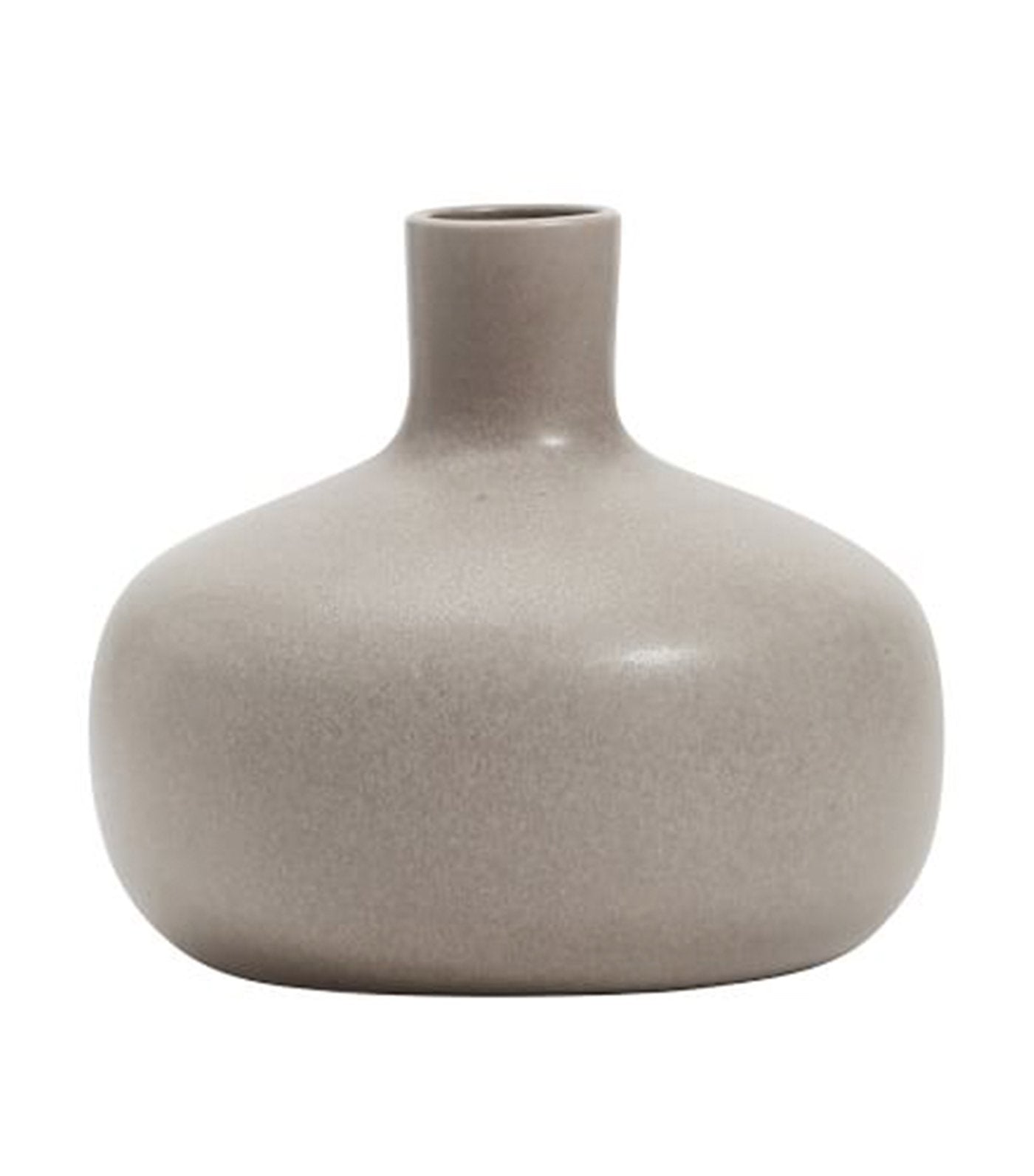pottery barn gray low bottleneck mason stoneware vase
