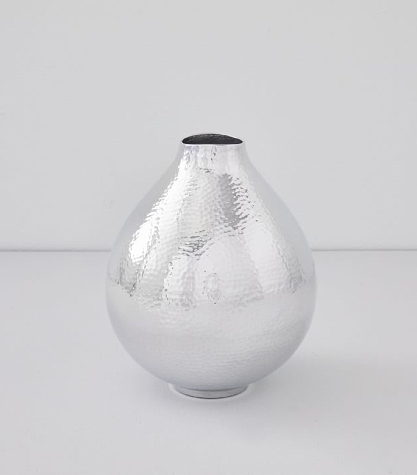 west elm hammered metal vase and bowl