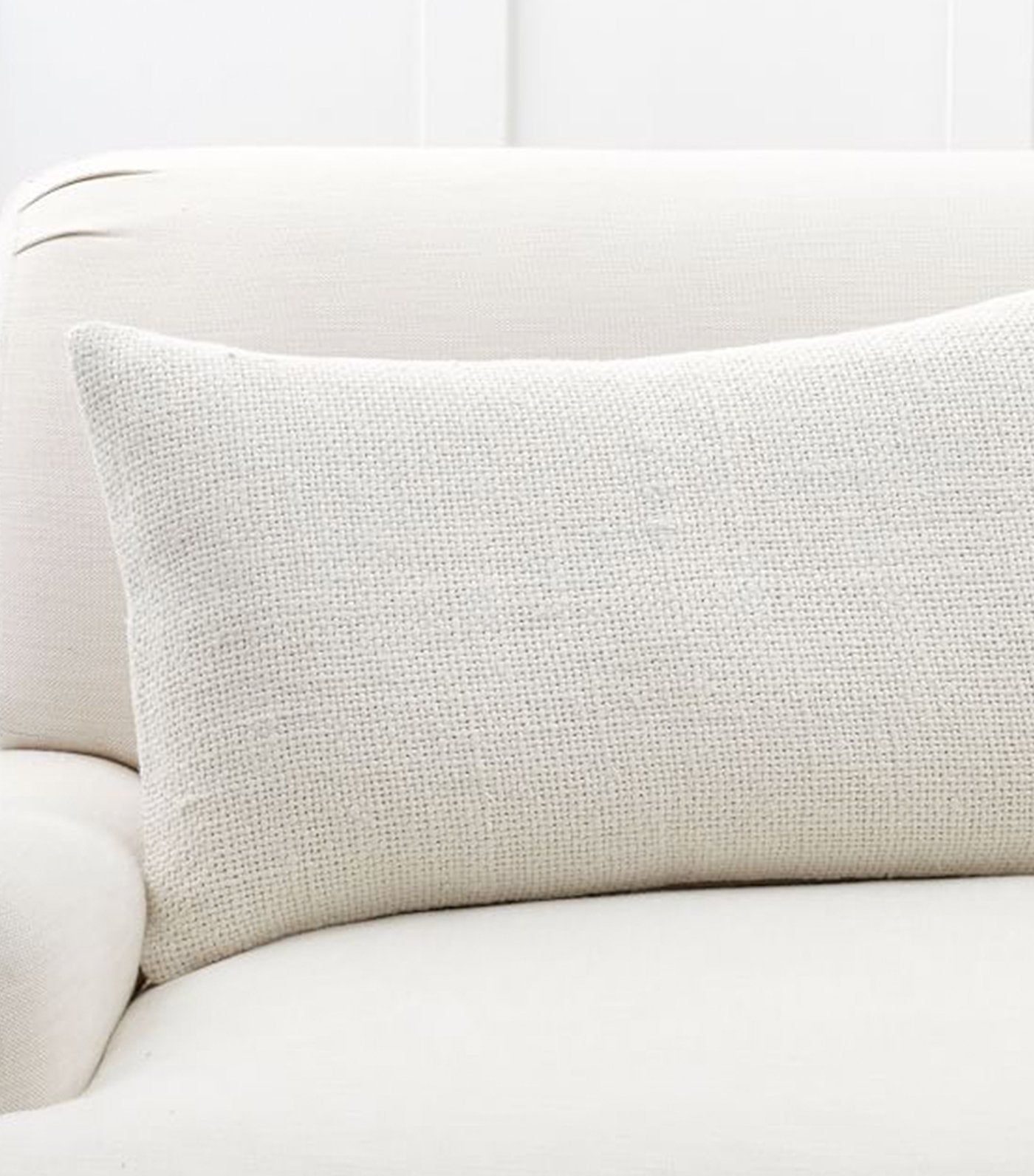 pottery barn faye linen textured lumbar pillow cover
