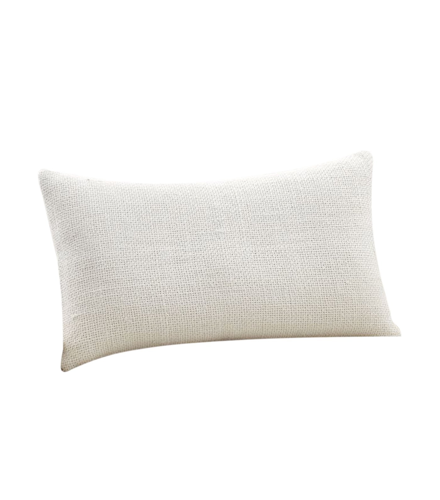 pottery barn faye linen textured lumbar pillow cover