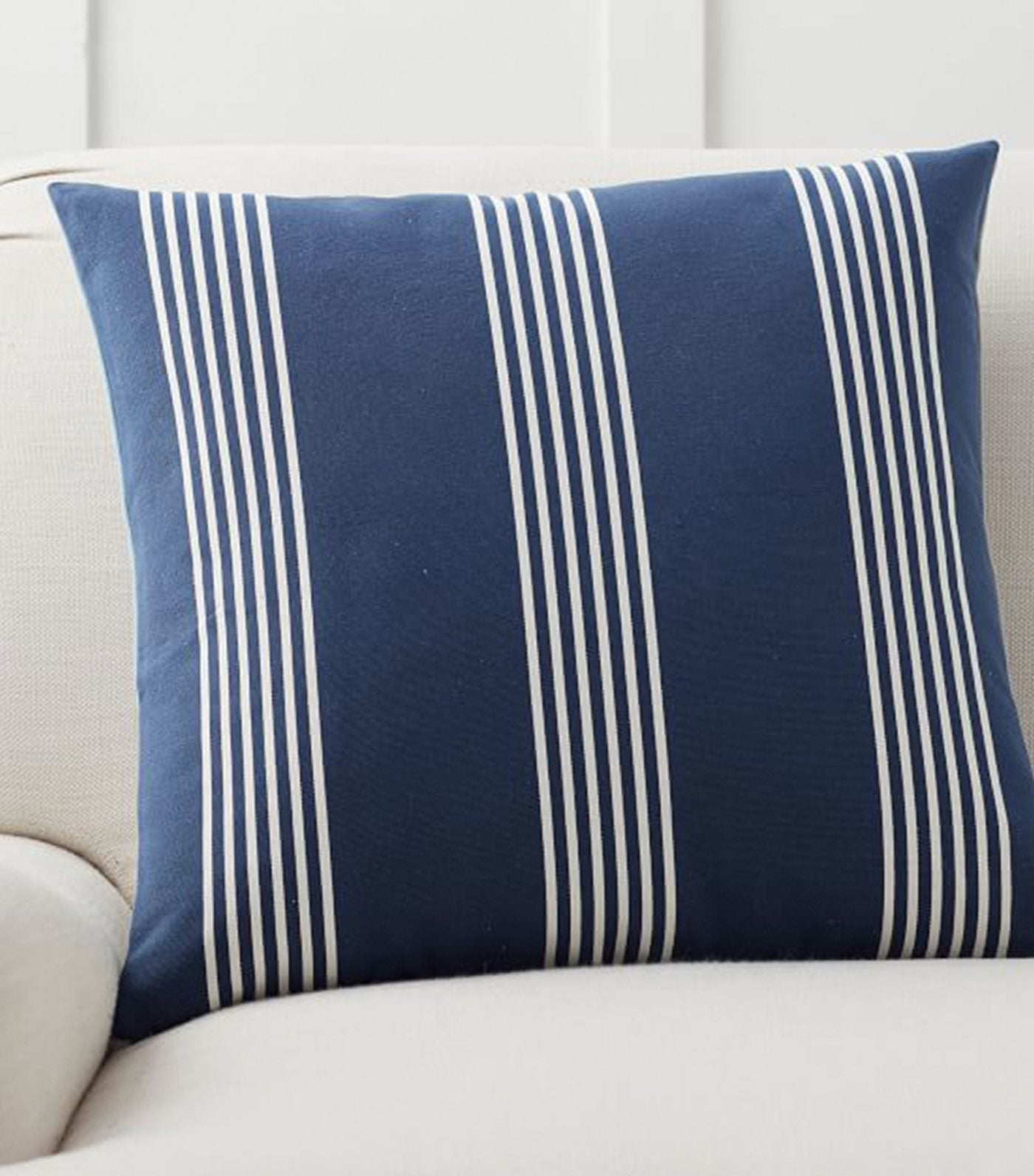 pottery barn ziri striped reversible pillow cover