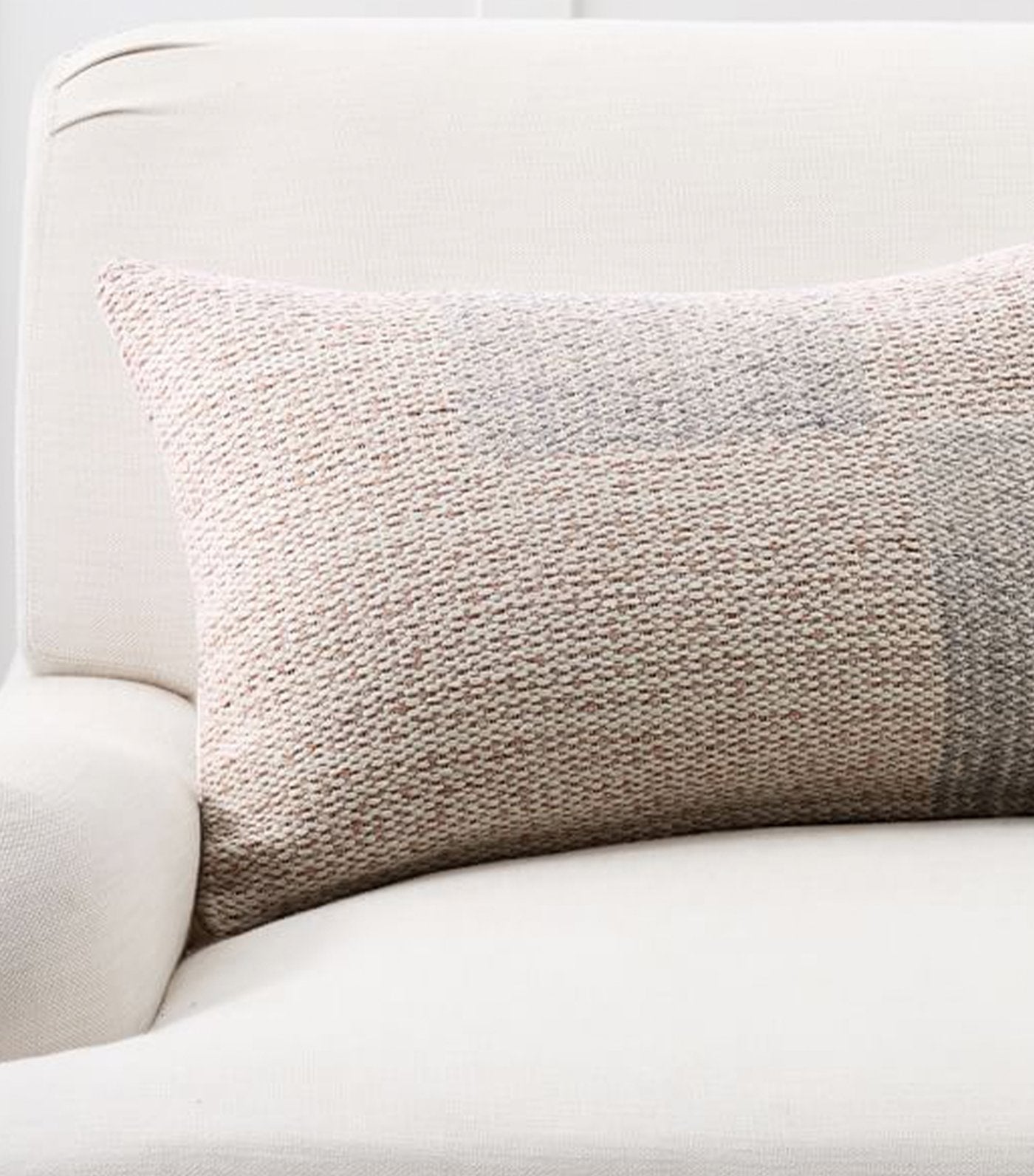 pottery barn mali handwoven lumbar pillow cover