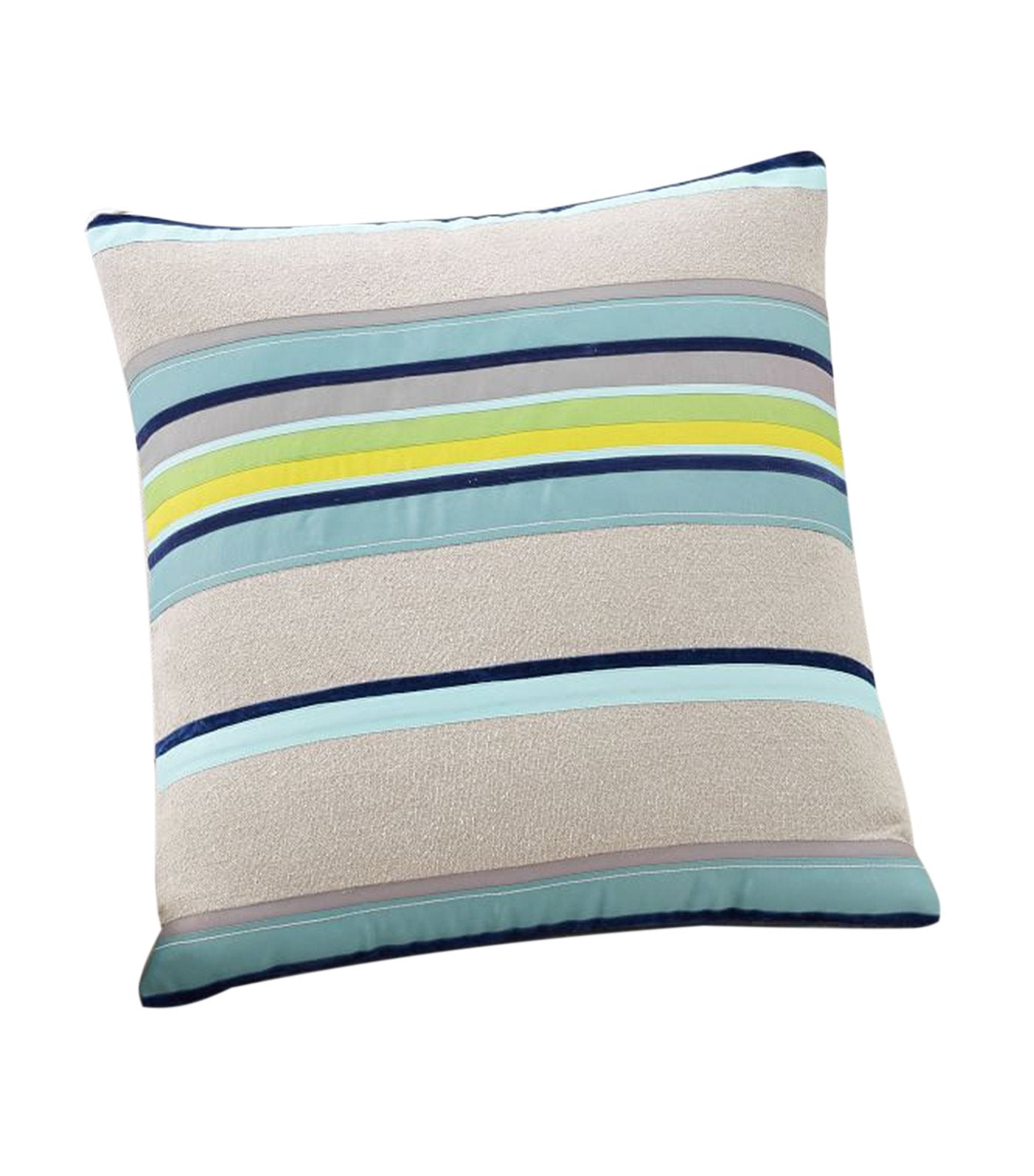pottery barn velvet ribbon striped pillow cover