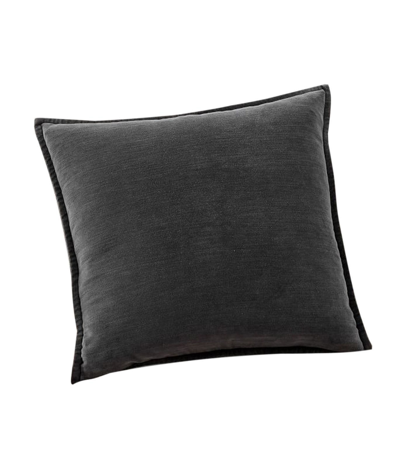 pottery barn ebony washed velvet pillow cover