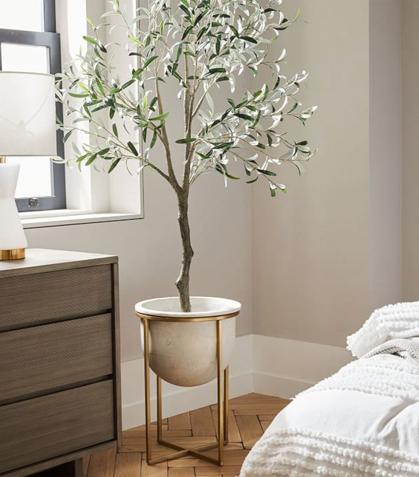 west elm eden cross base standing planters