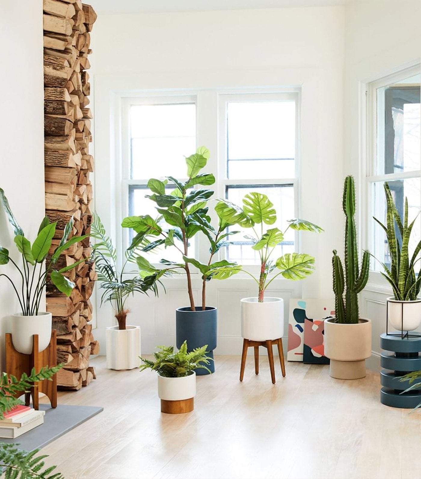 west elm faux fan palm tree