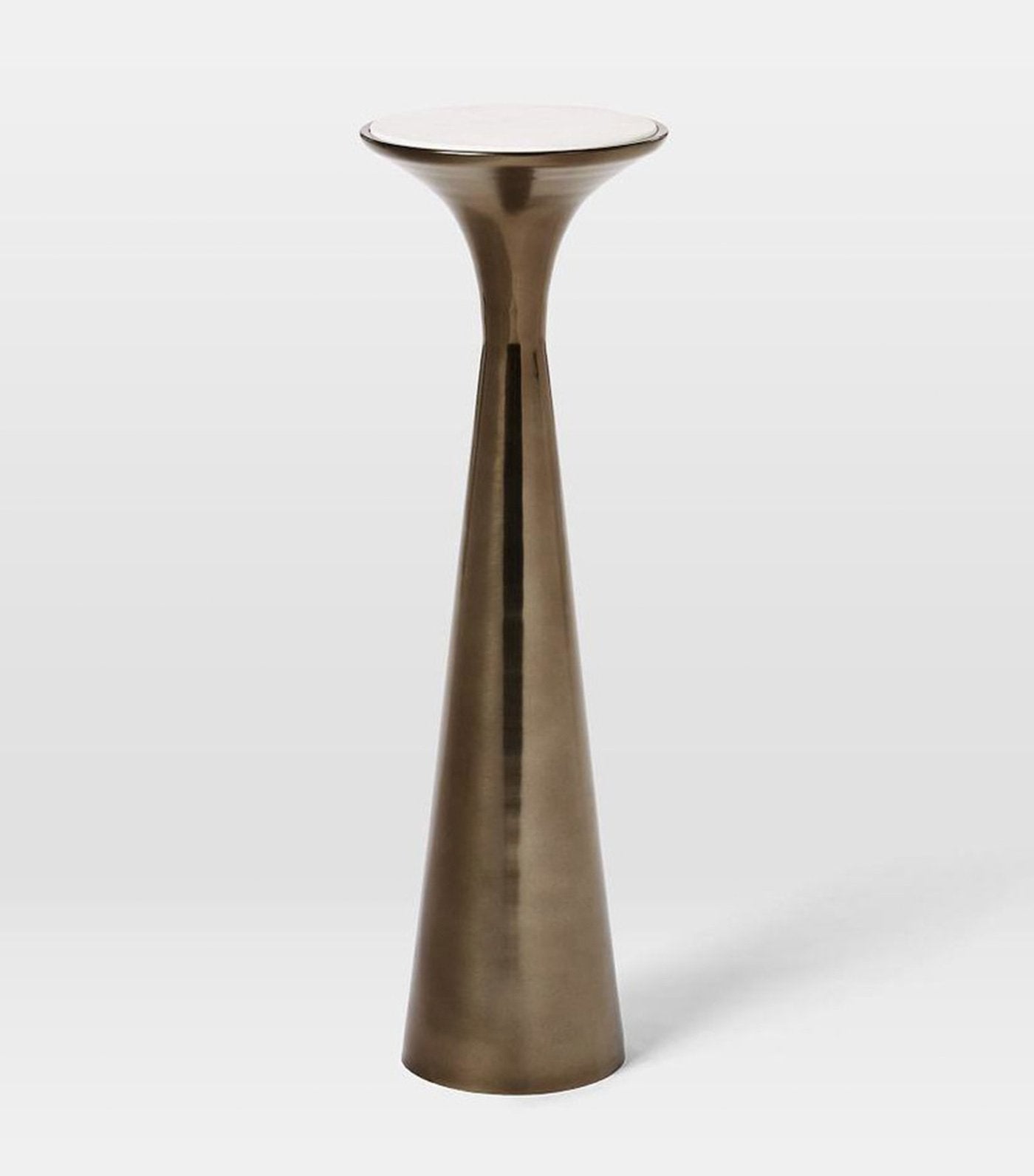 west elm silhouette pedestal drink table
