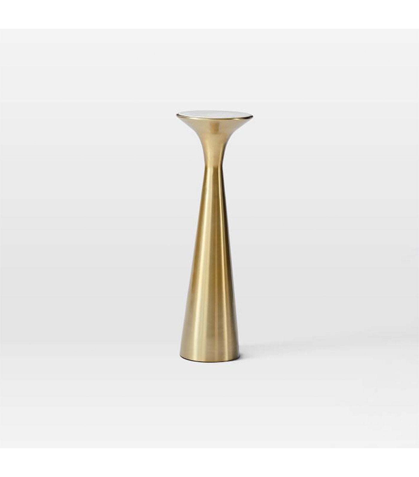 west elm silhouette pedestal drink table