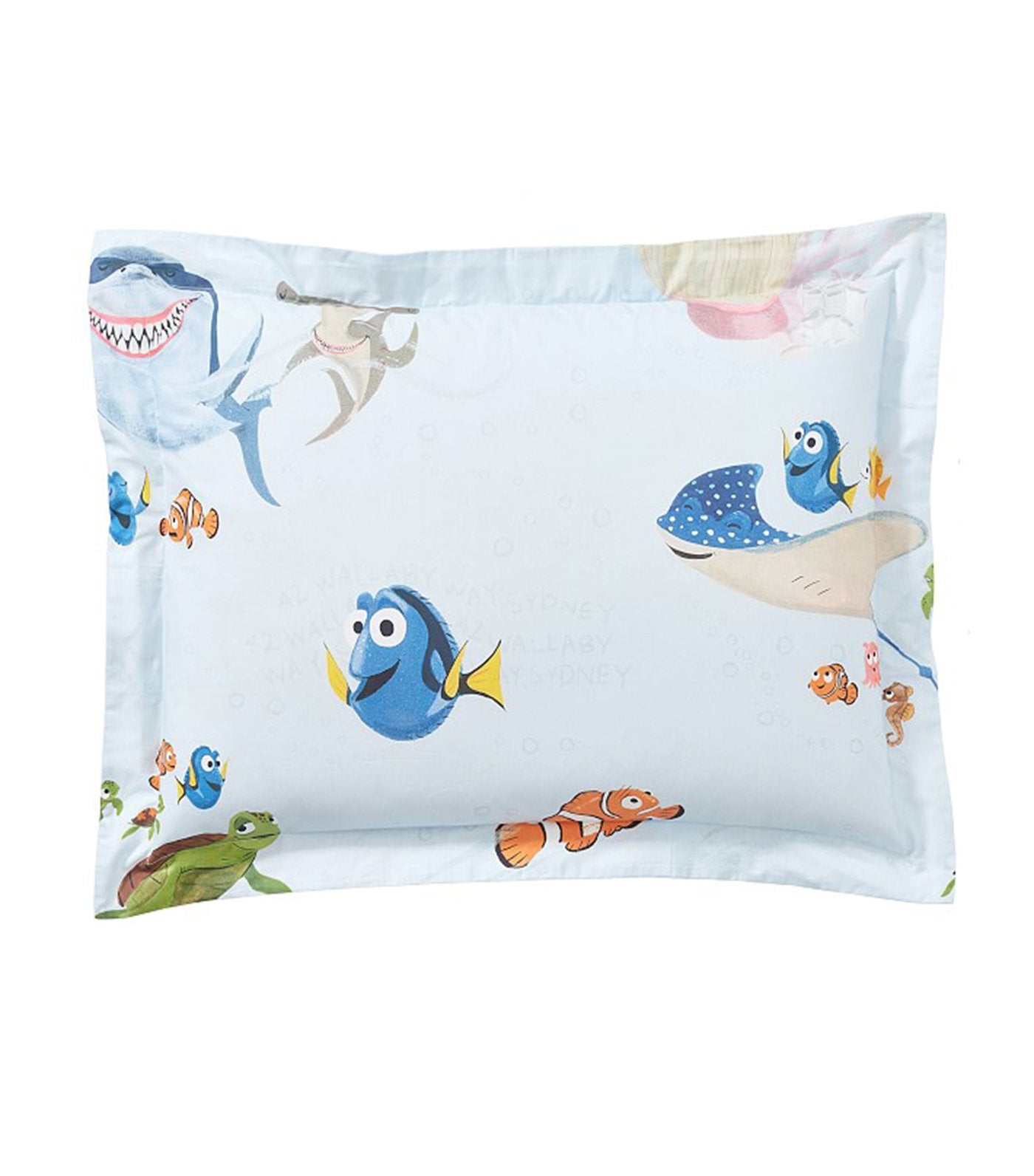 pottery barn kids disney and pixar finding nemo - pillow sham