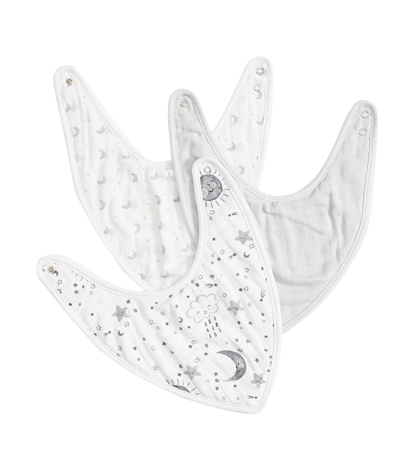 pottery barn kids organic skye muslin drool bib set