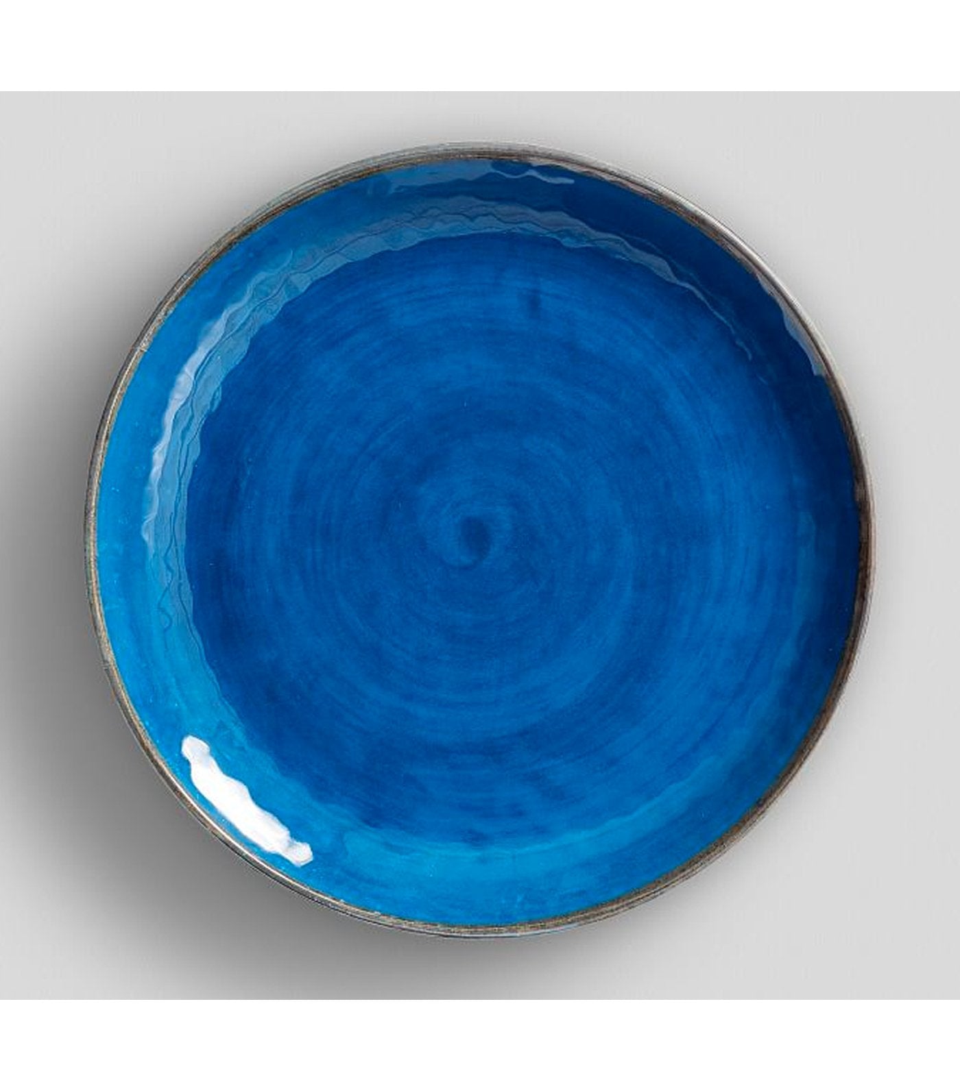 Pottery Barn Swirl Melamine Dinner Plate - Set of 4