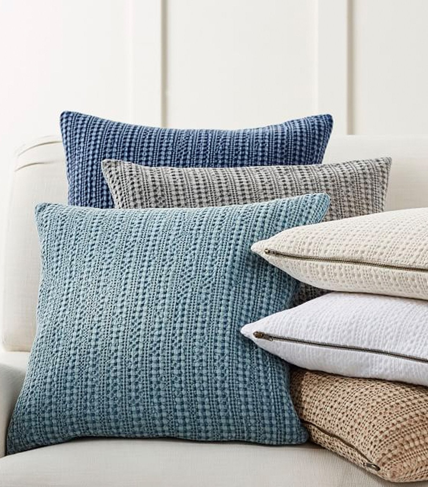 Pottery Barn Honeycomb Pillow Cover