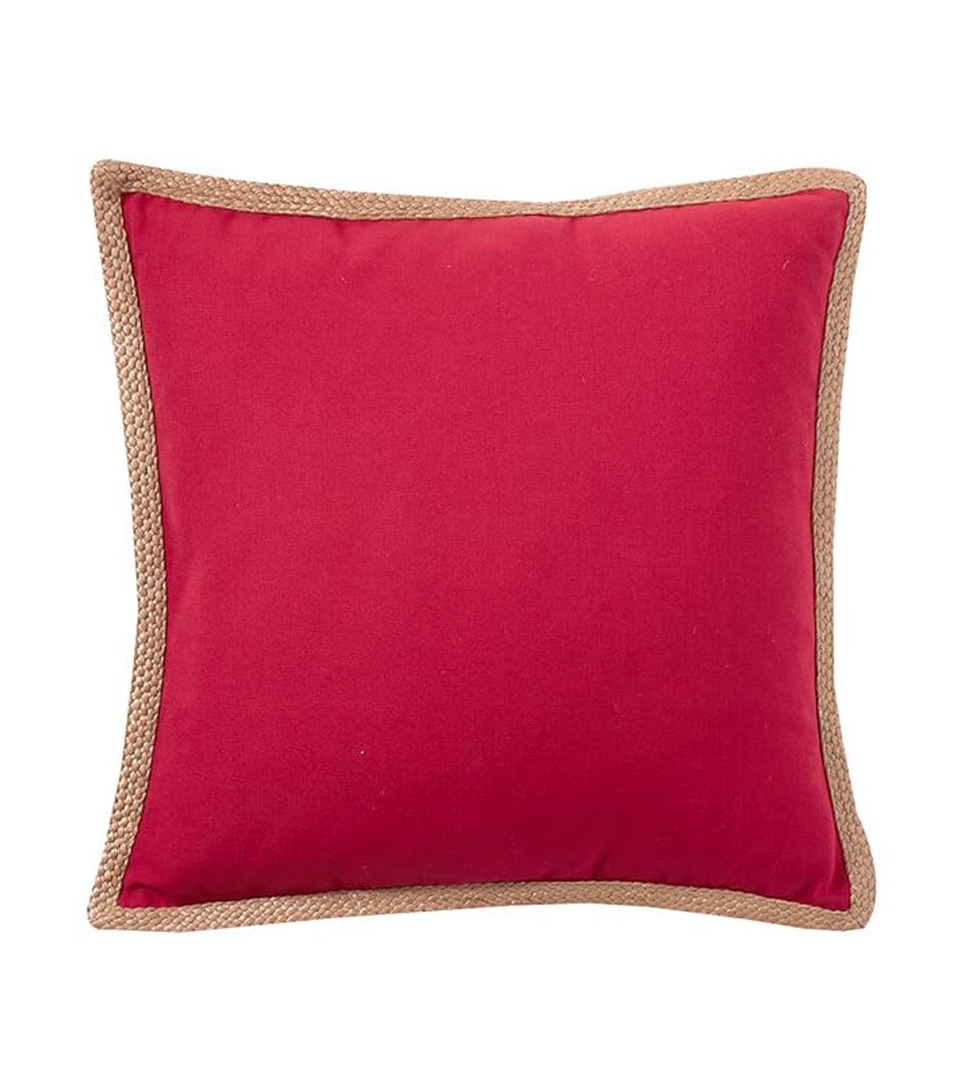 Pottery Barn Synthetic Jute Trim Pillow