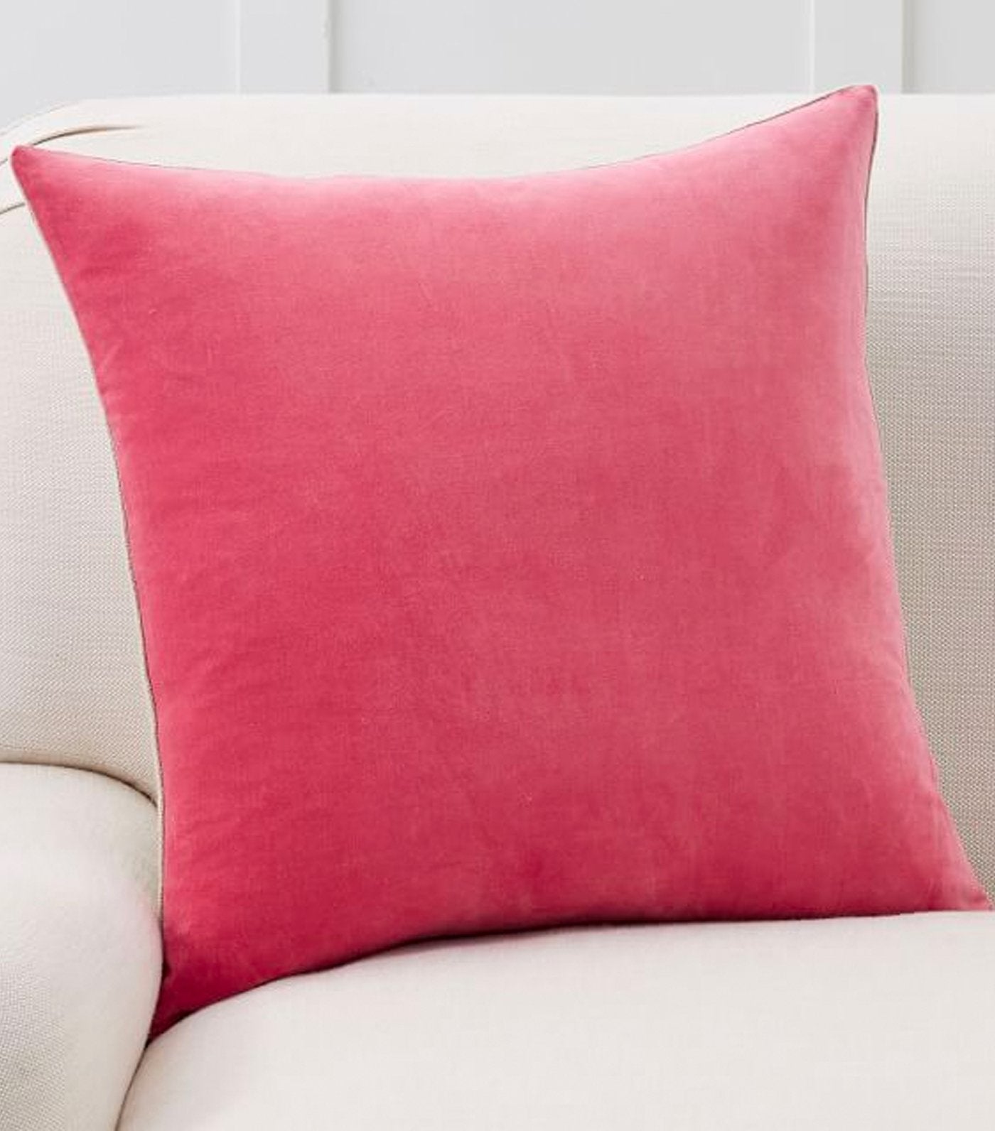 Pottery Barn Velvet Linen Pillow Cover