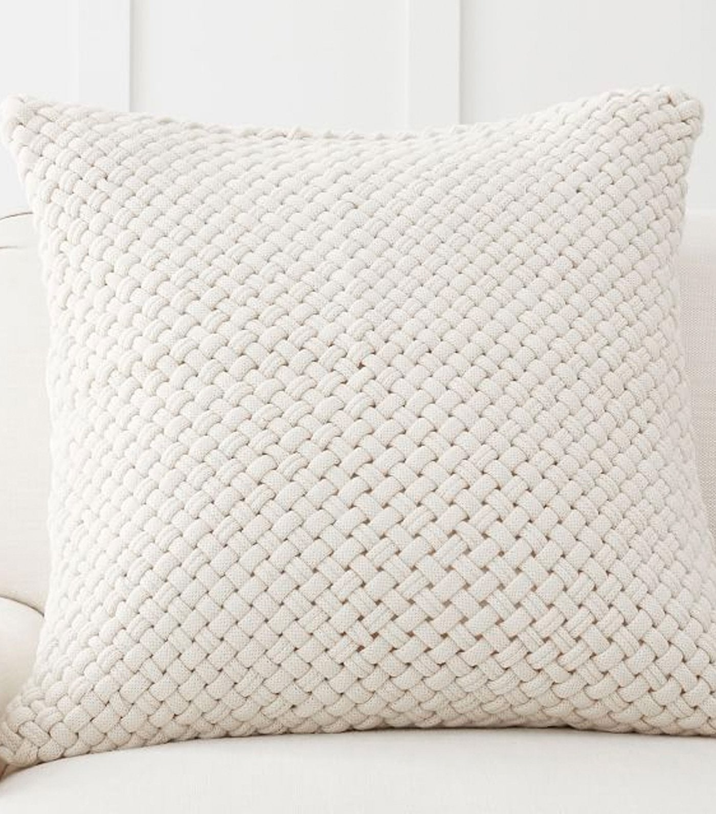 Pottery Barn Odette Handwoven Textured Pillow Cover