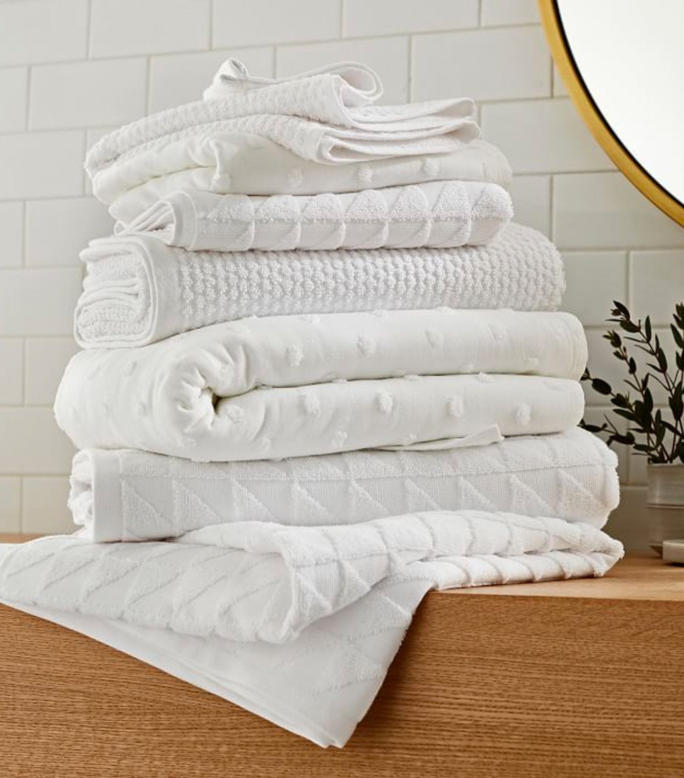 west elm Organic Triangle Sculpted Towel