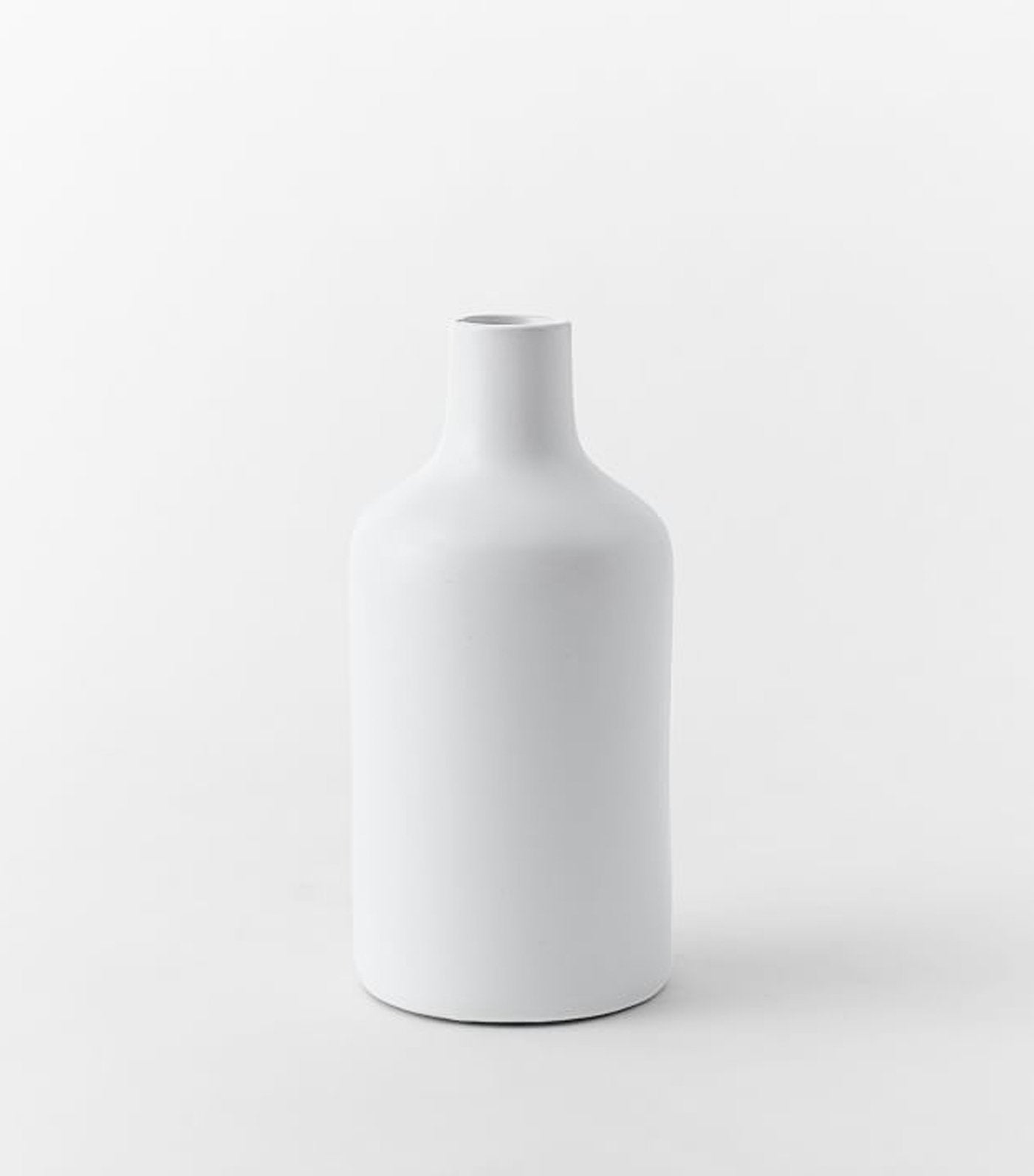 west elm Pure White Ceramic Vase