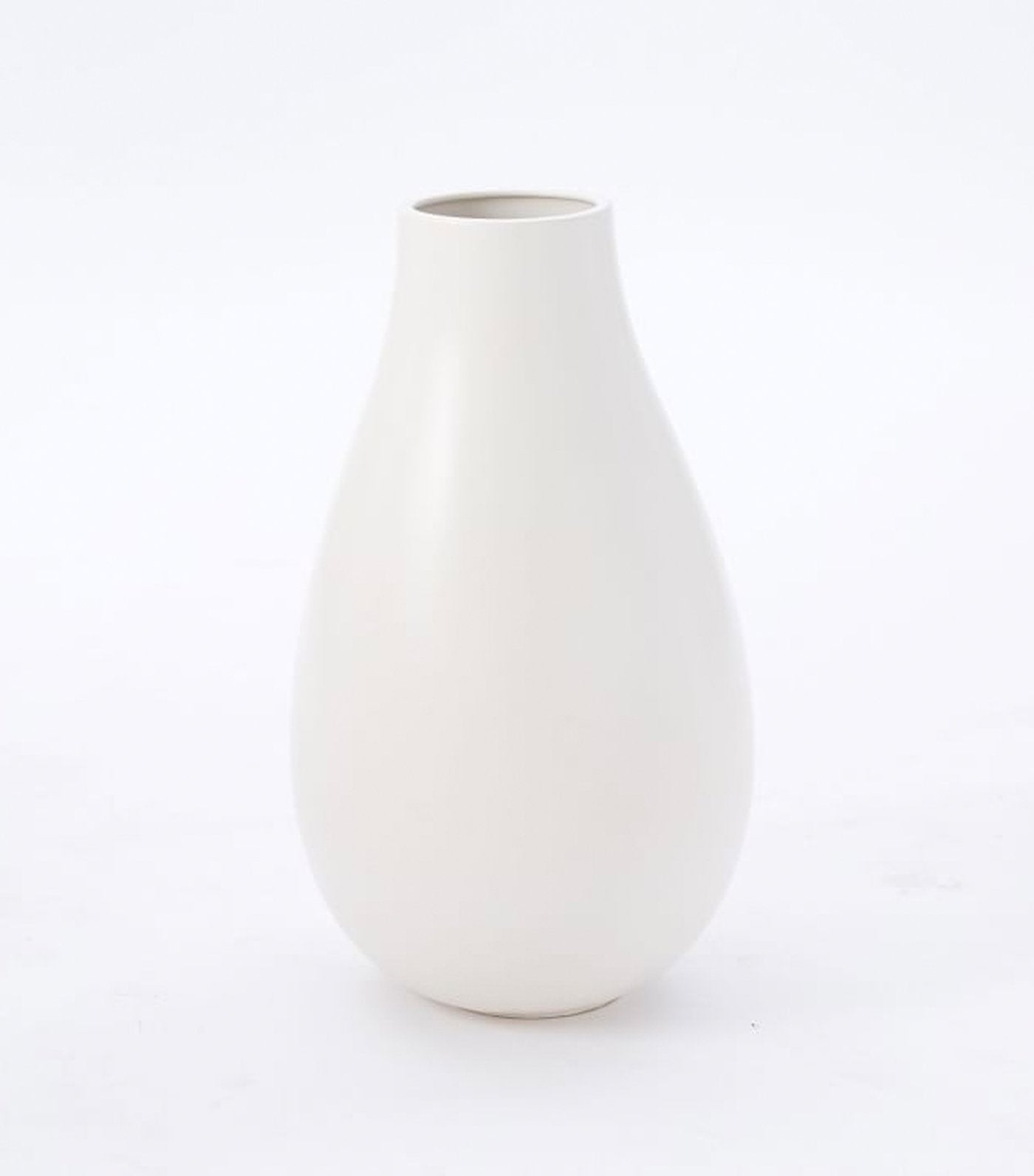 west elm Pure White Ceramic Vase