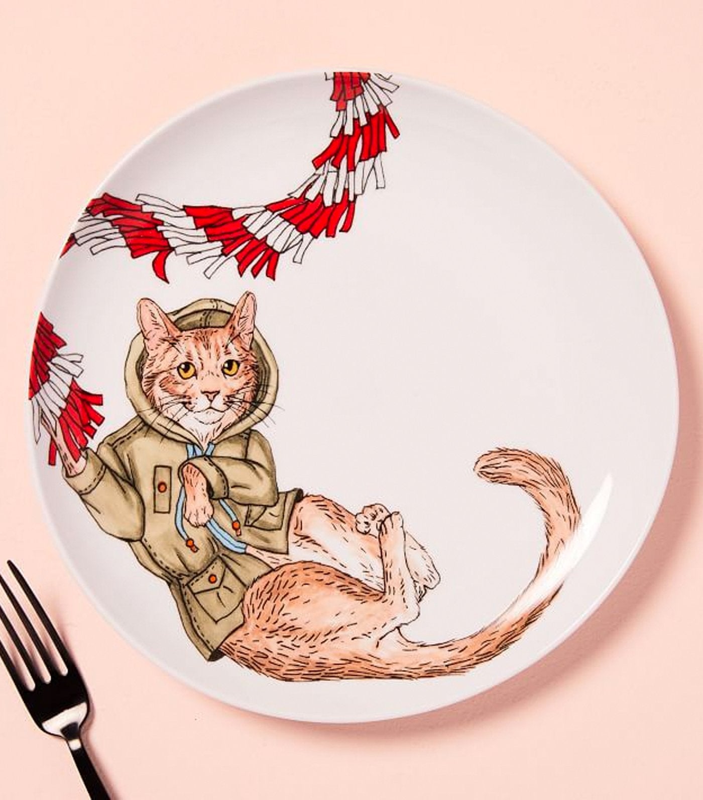 west elm Dapper Animal Salad Plate