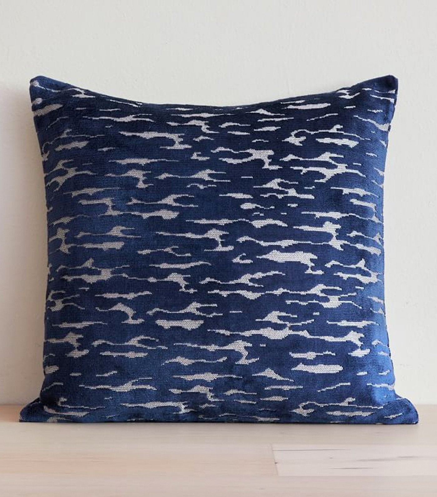 west elm Distressed Cut Velvet Pillow Cover