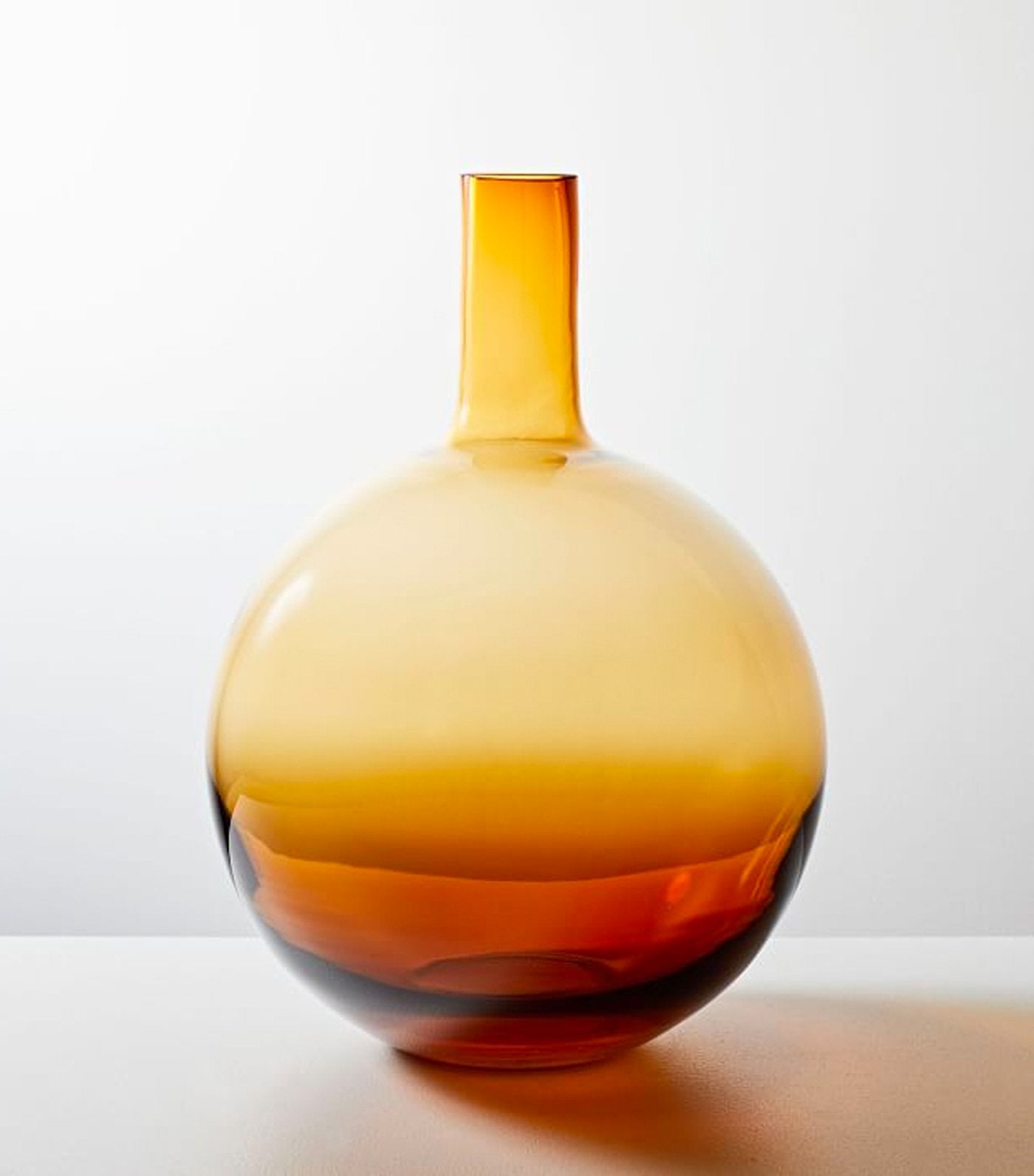 west elm Foundations Glass Vases - Amber