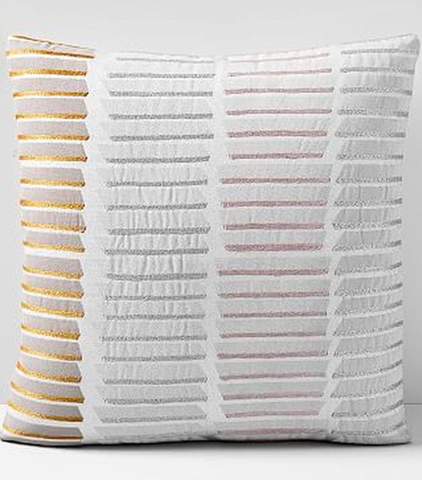 west elm Stacked Lines Pillow Cover