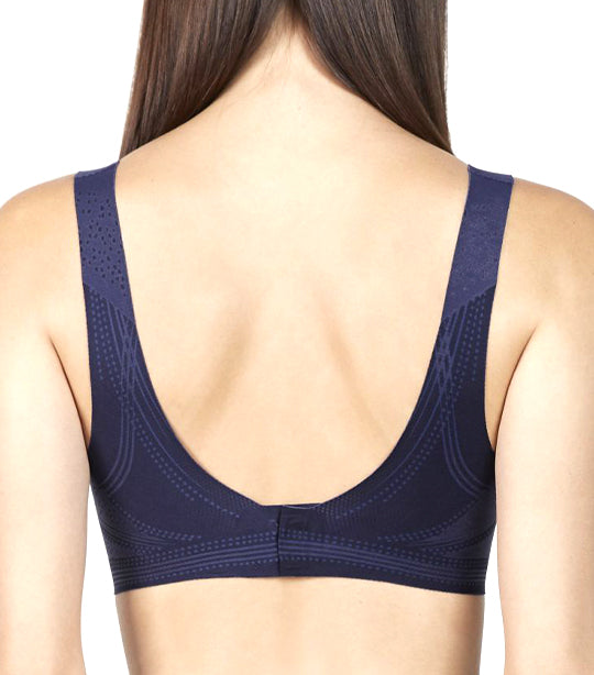 Zero Feel Non-wired Seamless Bra Midnight Blue