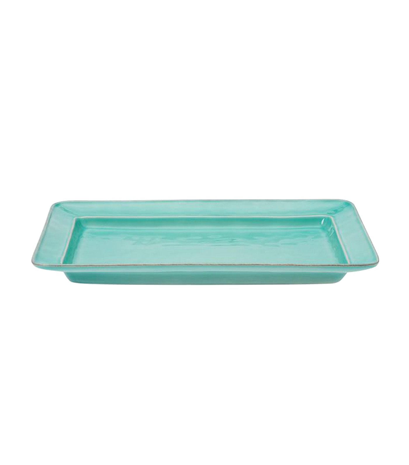 Pottery Barn Cambria Serve Platter - Turquoise