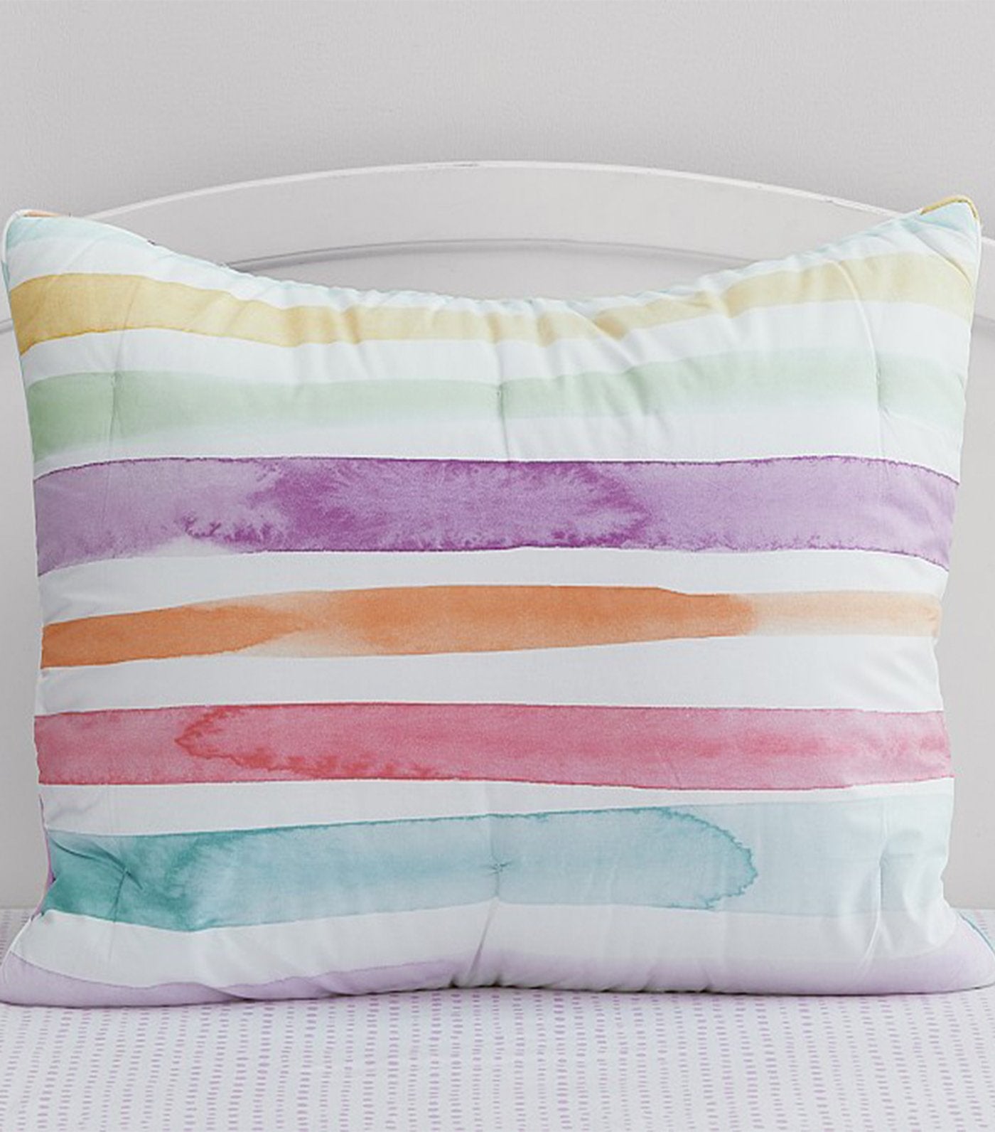 pottery barn kids multicolor kayla stripe comforter and shams