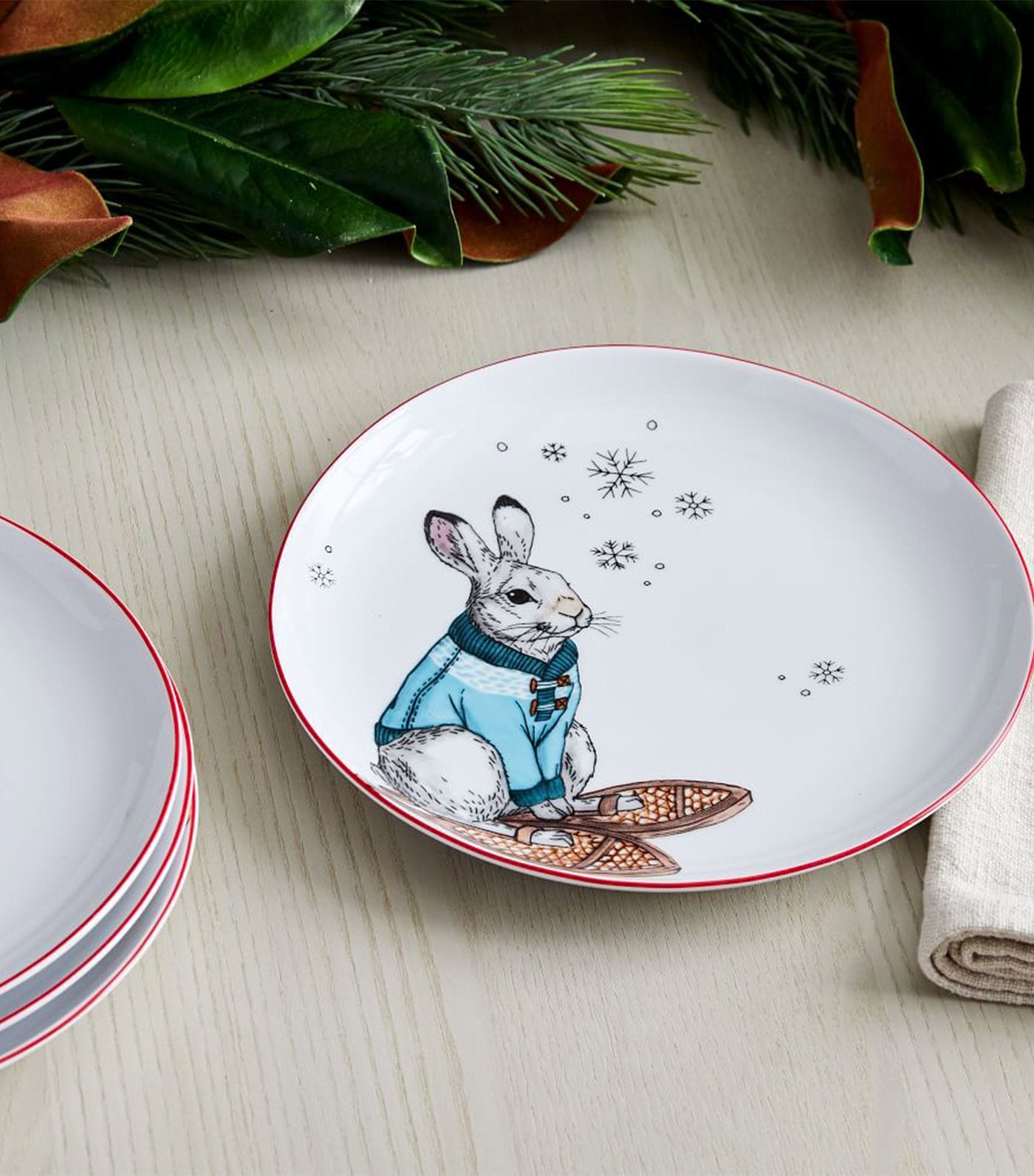 Dapper Animal Salad Plates