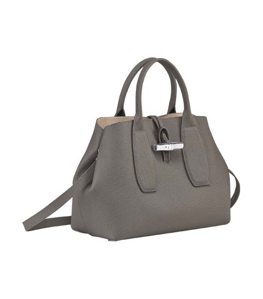 Roseau Top Handle Bag M Turtledove