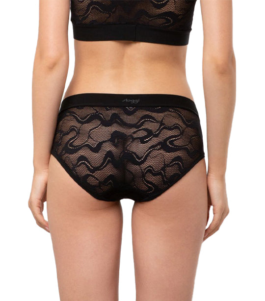 Sloggi GO Allround Lace Hipster Panty Black