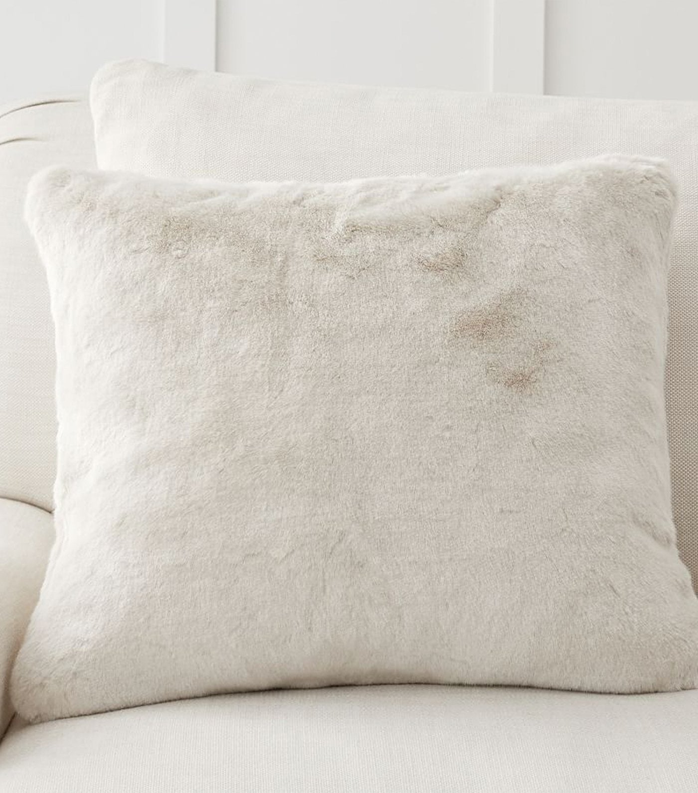Pottery Barn Faux Fur Alpaca Pillow Cover