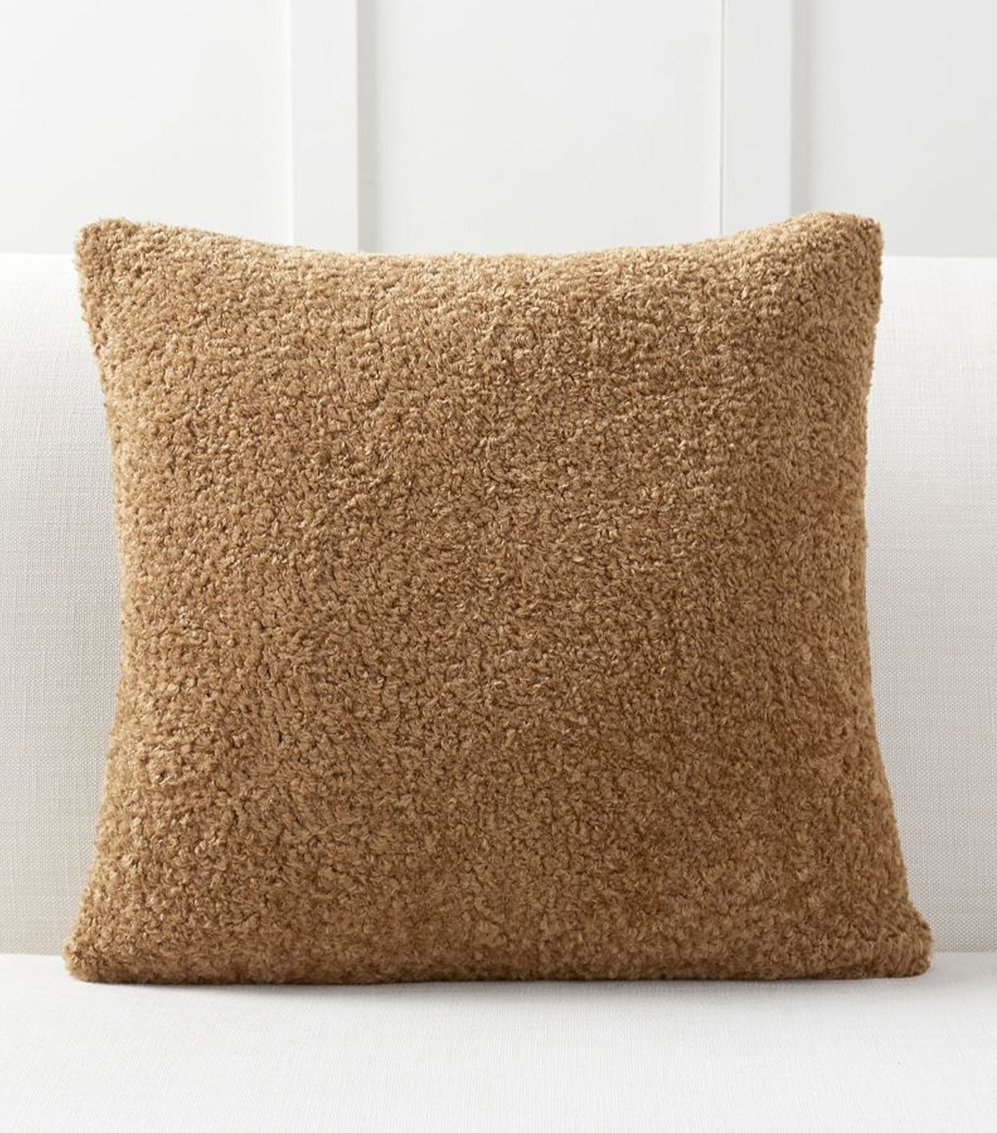 Cozy Teddy Faux Fur Pillow Cover