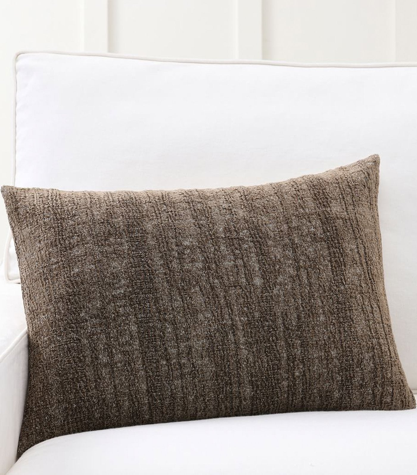 Pottery Barn Journey Chenille Jacquard Lumbar Pillow Cover
