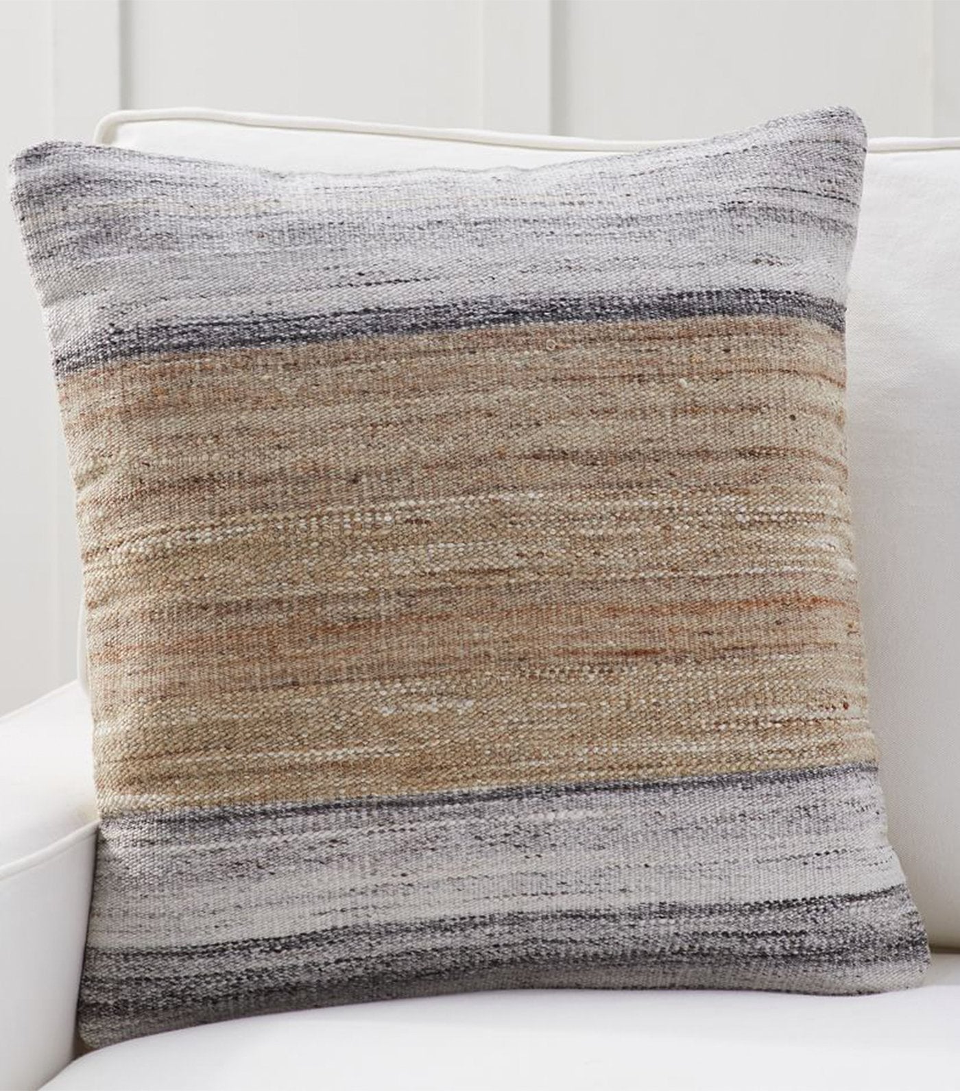 Pottery Barn Kolten Striped Pillow Cover