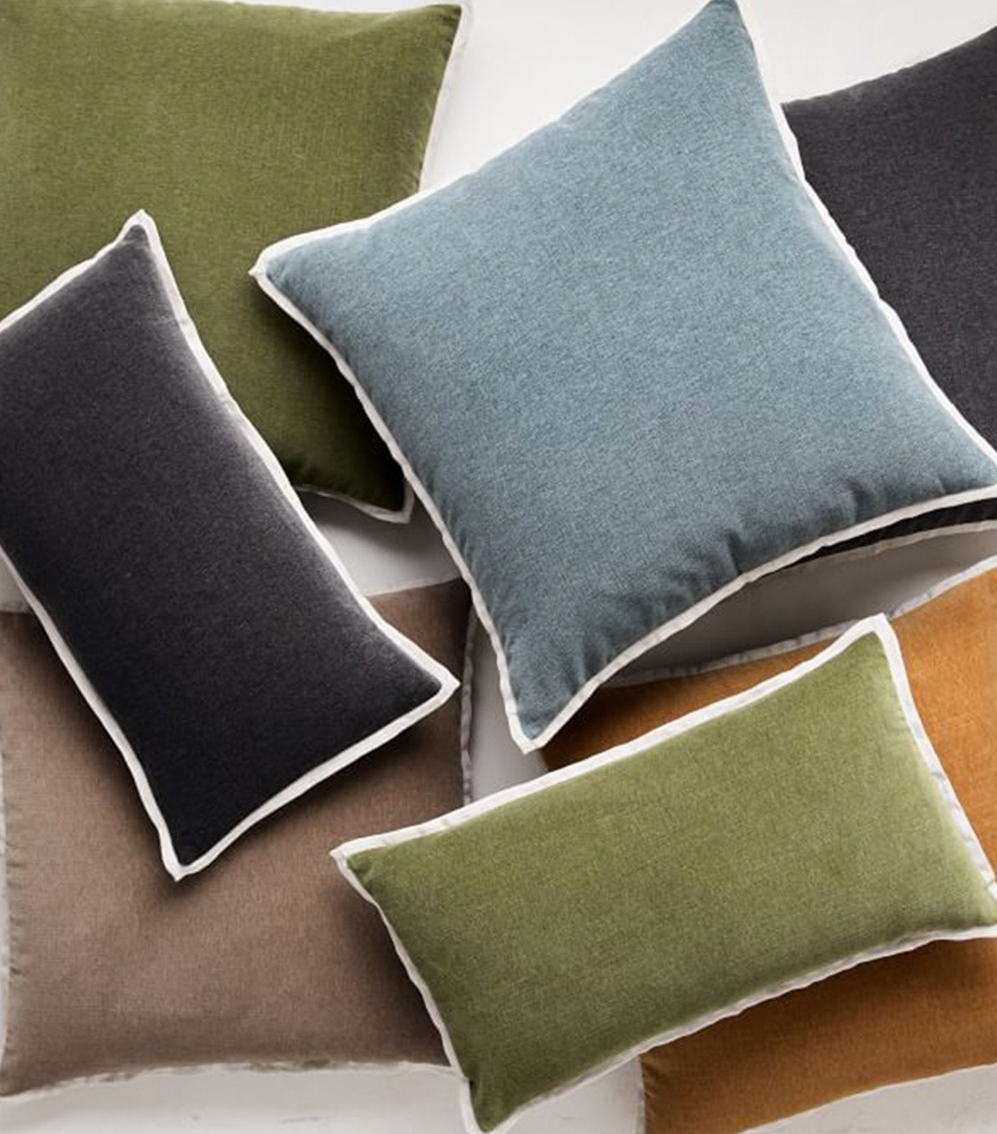 west elm Classic Cotton Velvet Pillow Cover