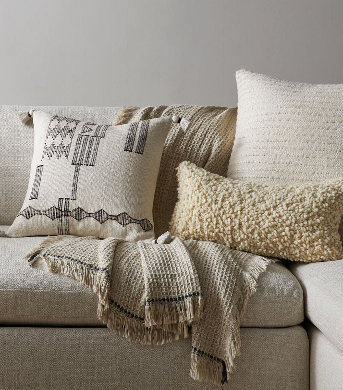 west elm Cotton Waffle Throw